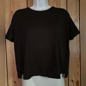 The North Face black T-Shirt Women’s Size M  Short Sleeve Outdoors Hiking EUC